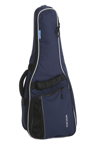 GEWA Gitarren Gig Bag Economy 12 - 1/8 bis 1/4 Größe - blau